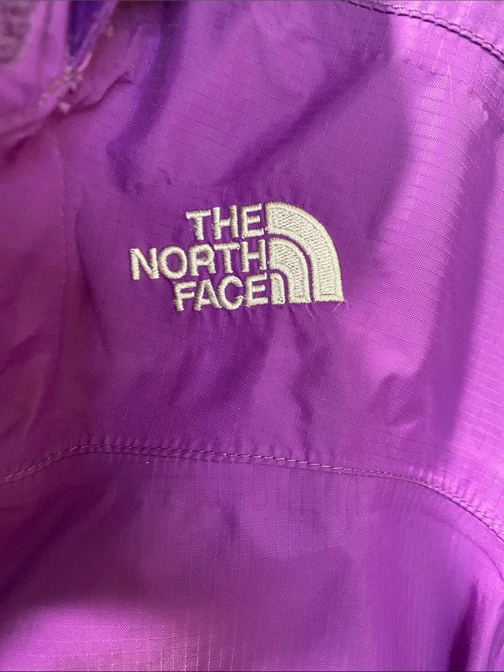 The North Face Girls Purple Hooded Ski/Snow Jacket S S/P(7-8)